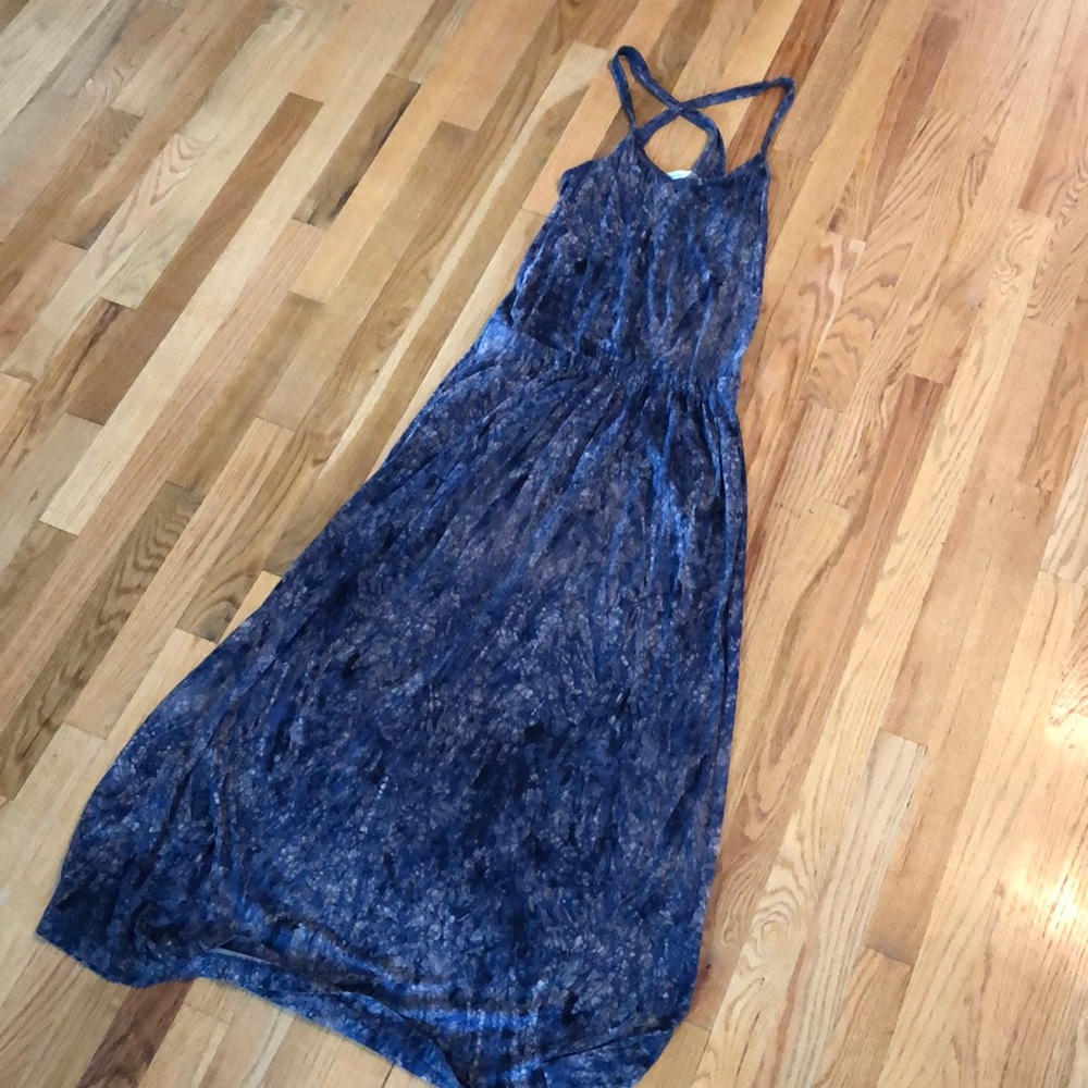 Rachel Roy sz Small unique print maxi dress